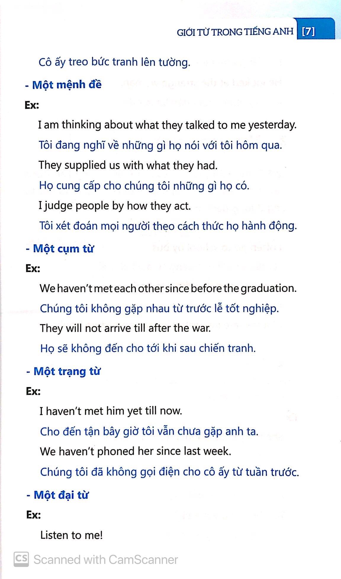 Giới Từ Trong Tiếng Anh