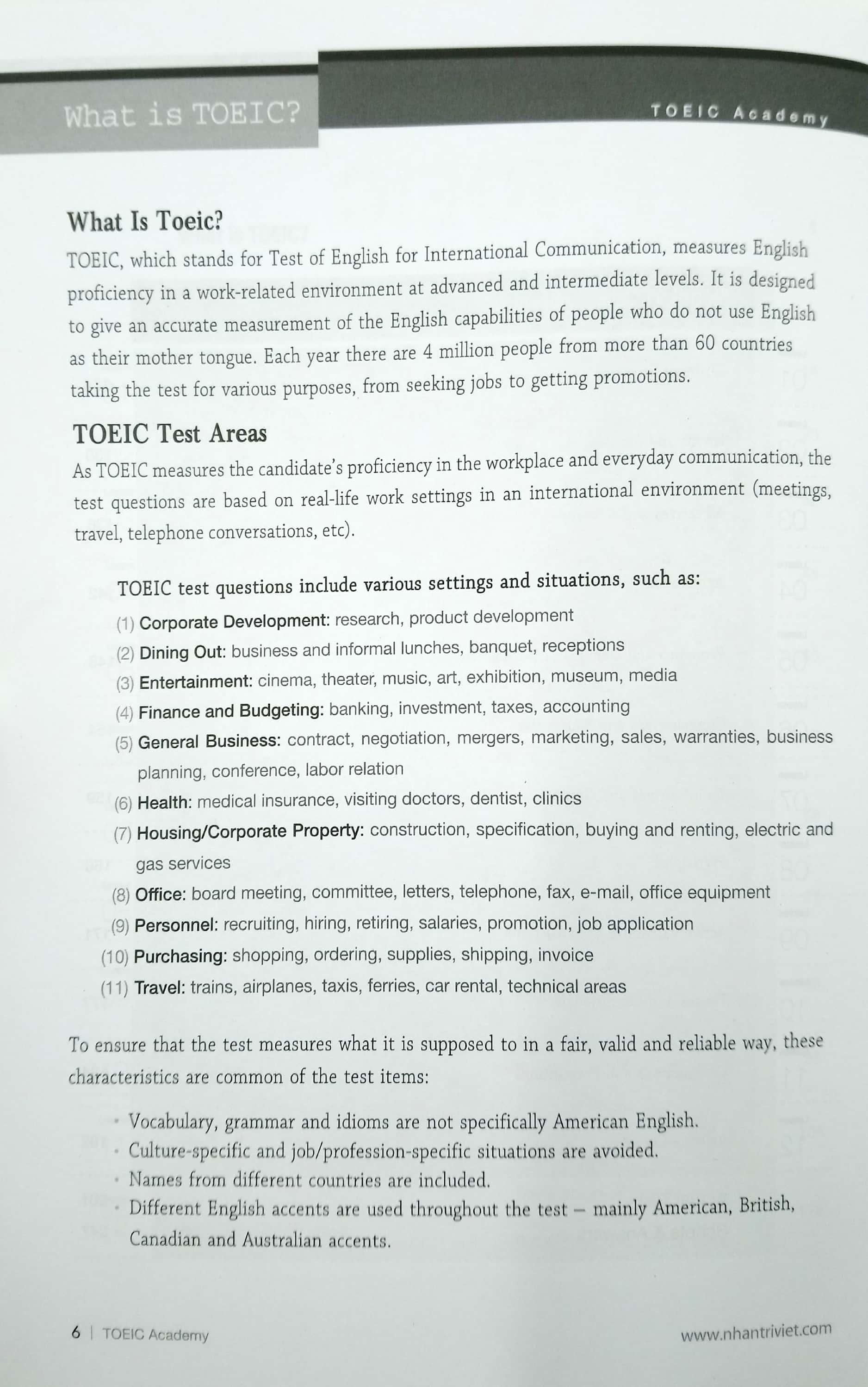 TOEIC Academy (Kèm CD)