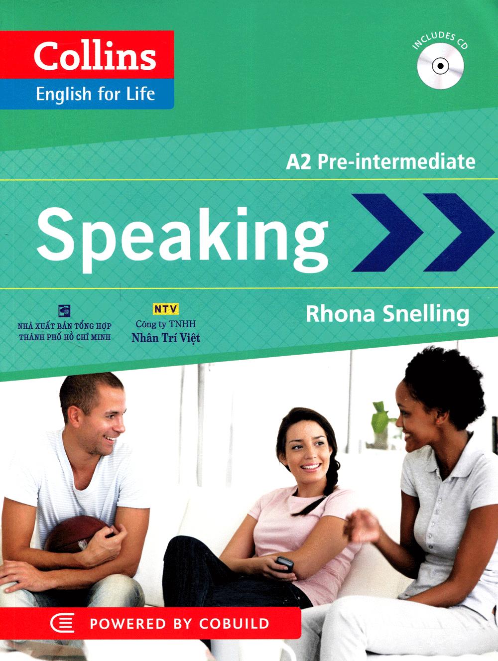 Collins Speaking A2 Pre-Intermediate (Kèm file MP3) - Tái Bản 2020