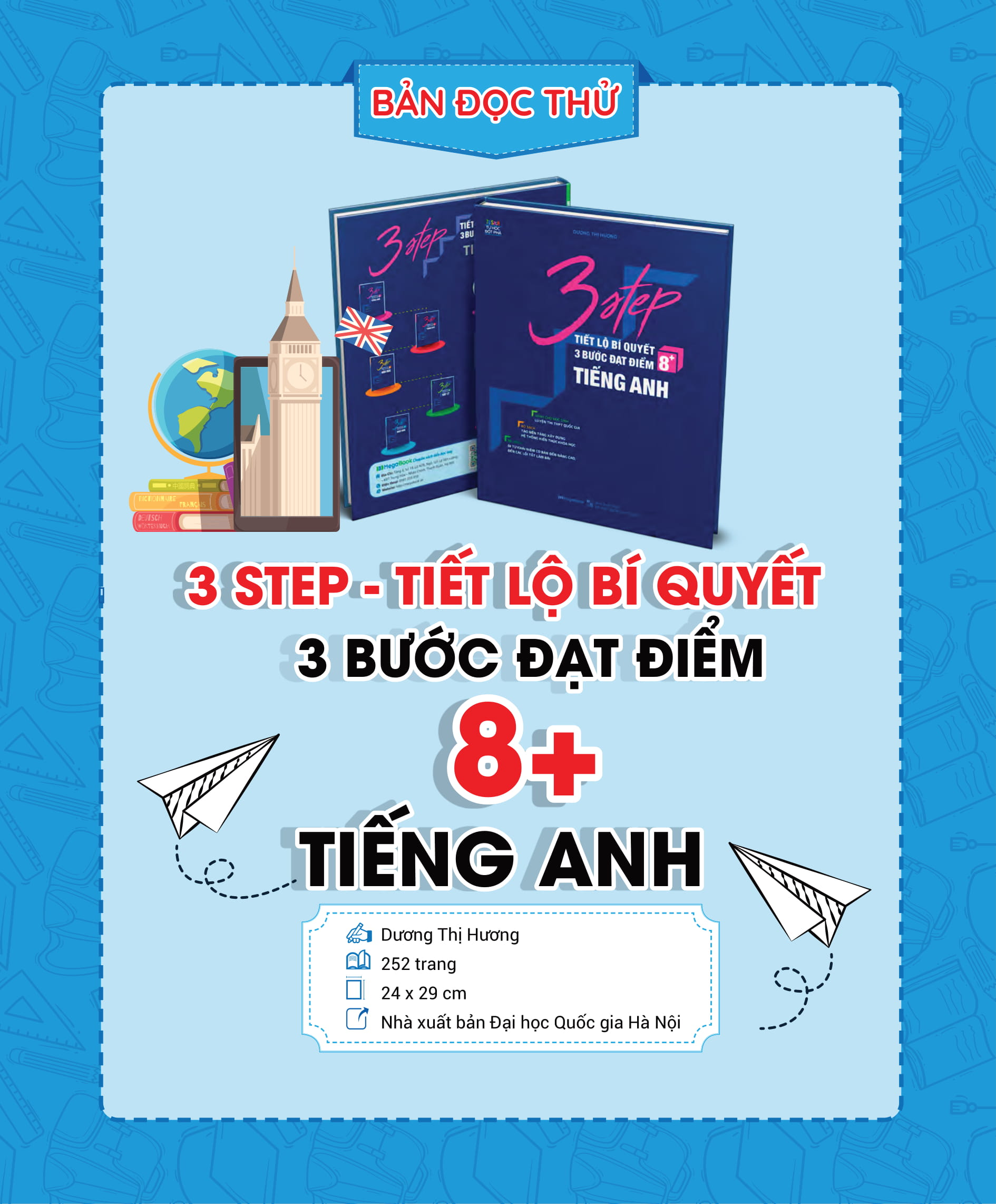 3 Step - Tiết Lộ Bí Quyết 3 Bước Đạt Điểm 8+ Tiếng Anh