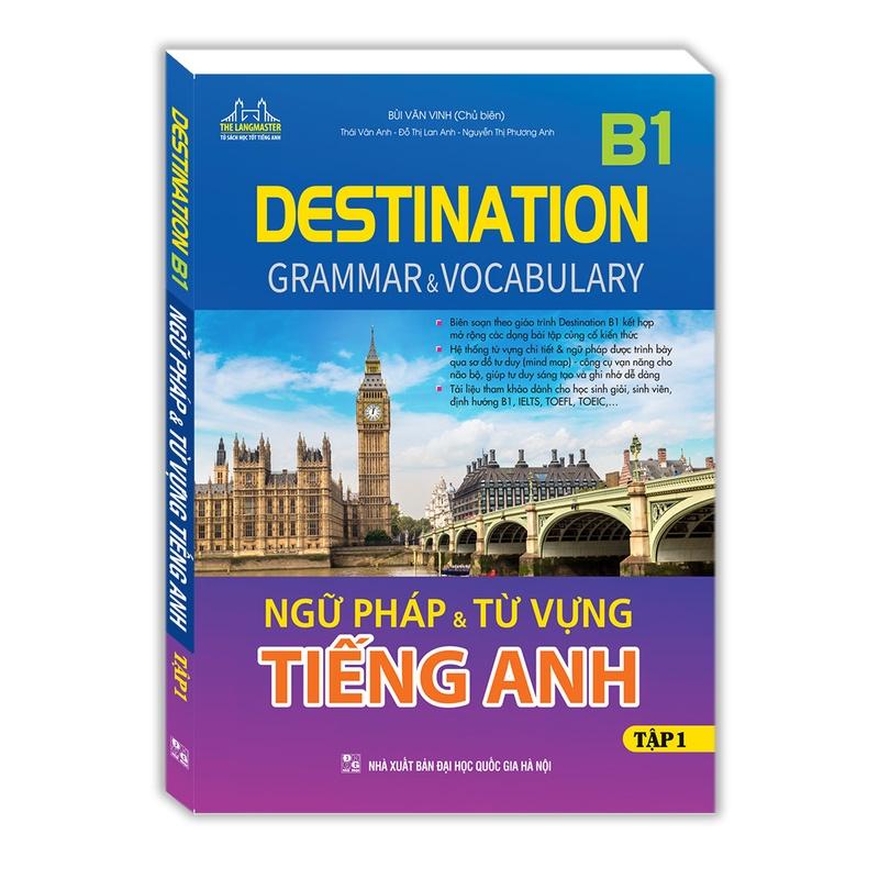 Sách - Combo DESTINATION B1 - Ngữ pháp và từ vựng tiếng anh tập 1 + tập 2 (mở rộng các dạng bài tập củng cố kiến thức)