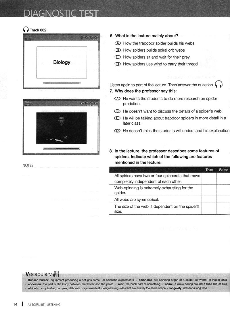 Sách - TOEFL iBT Listening (A1)