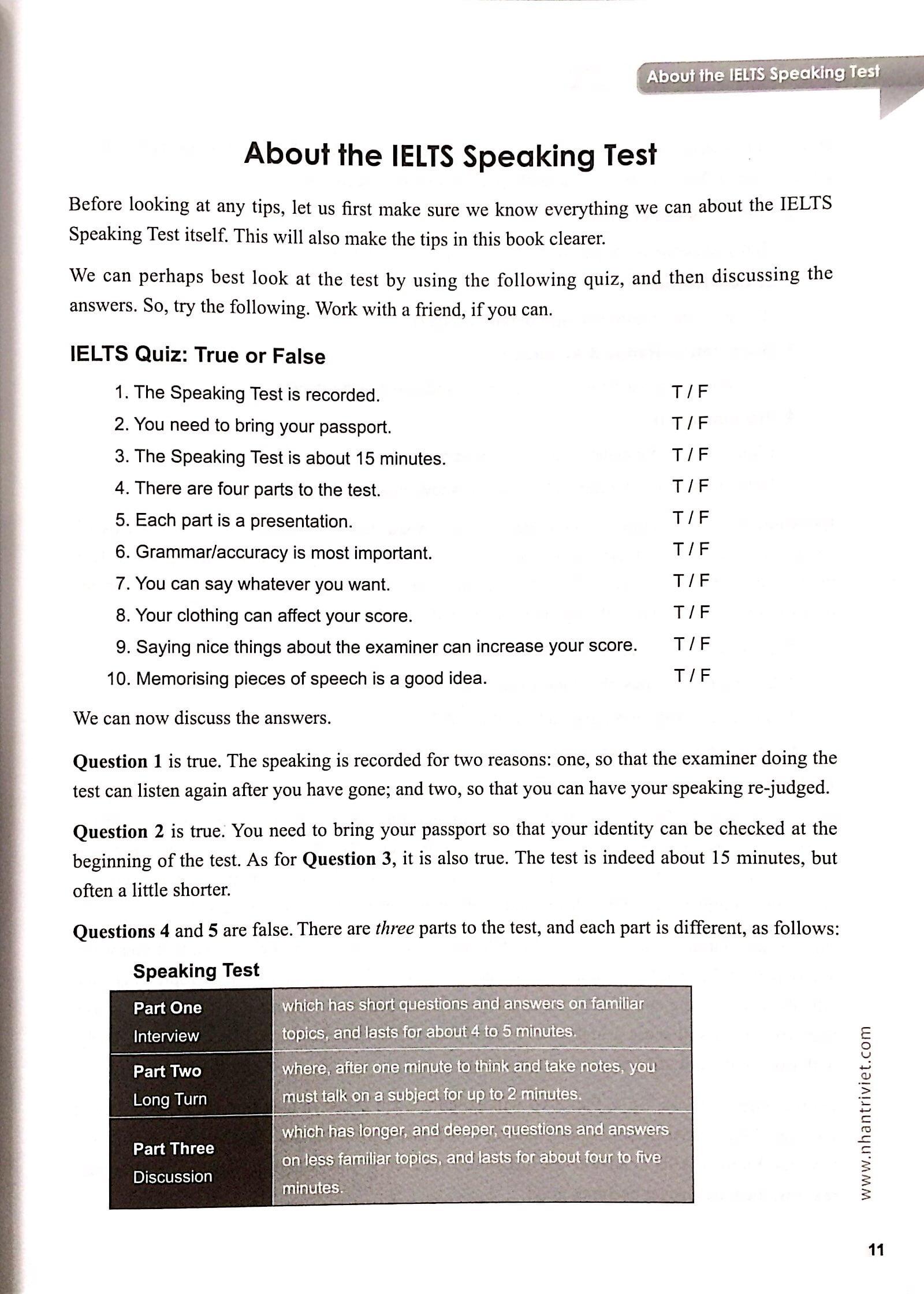 IELTS Speaking