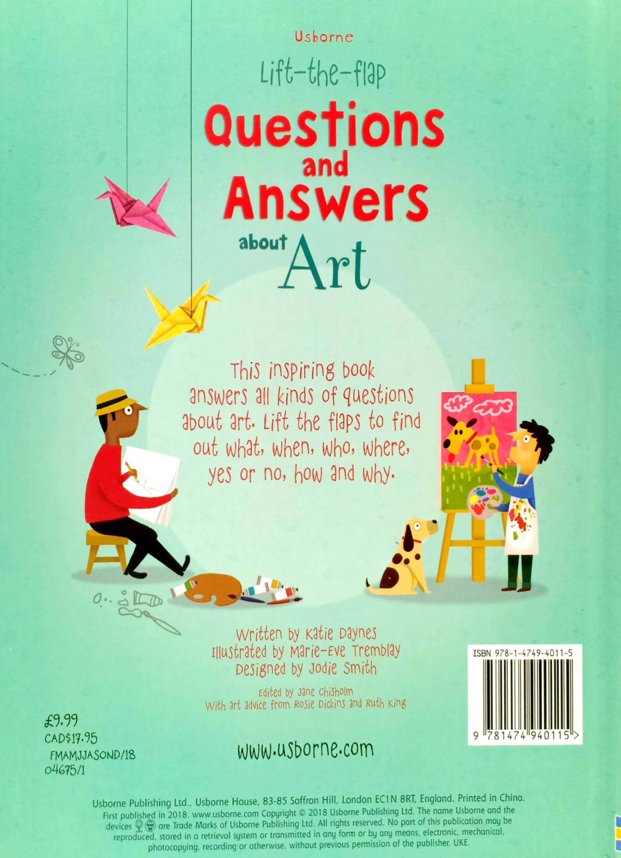 Usborne Lift-the-Flap Questions and Answers about Art