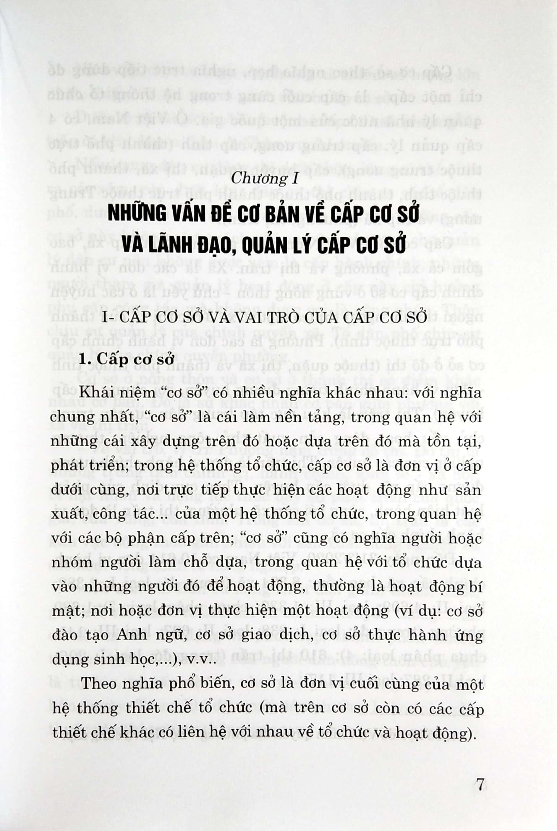 Giáo Trình Lãnh Đạo Và Quản Lý Cấp Cơ Sở
