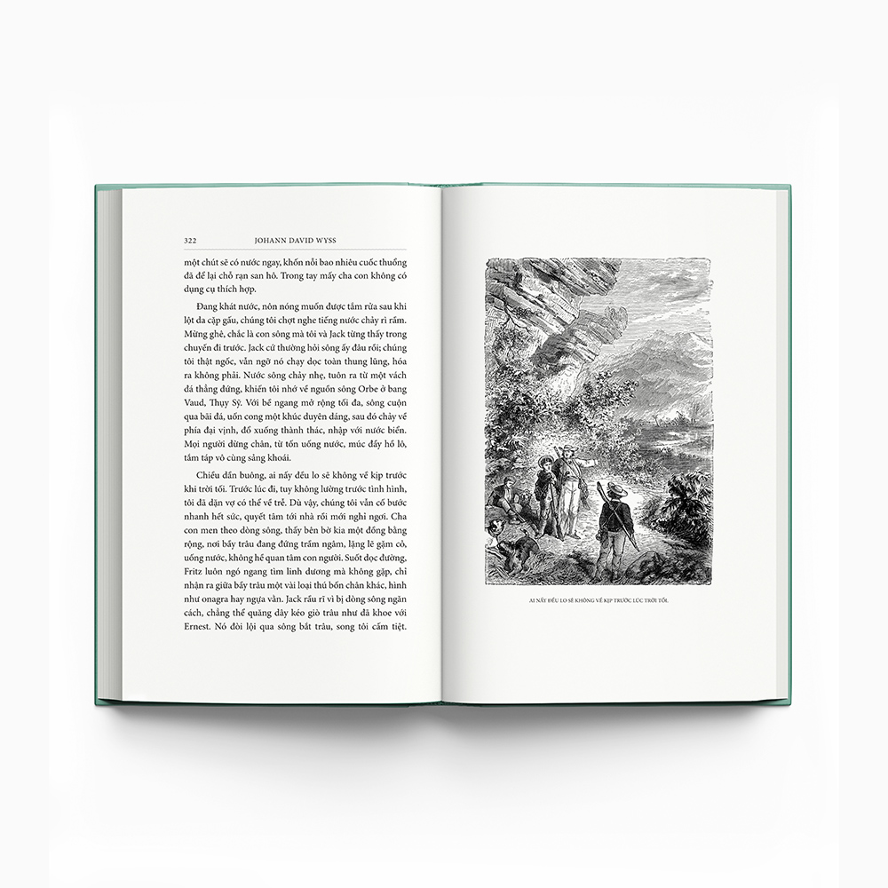Gia Đình Robinson Thụy Sỹ - Ấn Bản Cao Cấp - Bìa Vải
