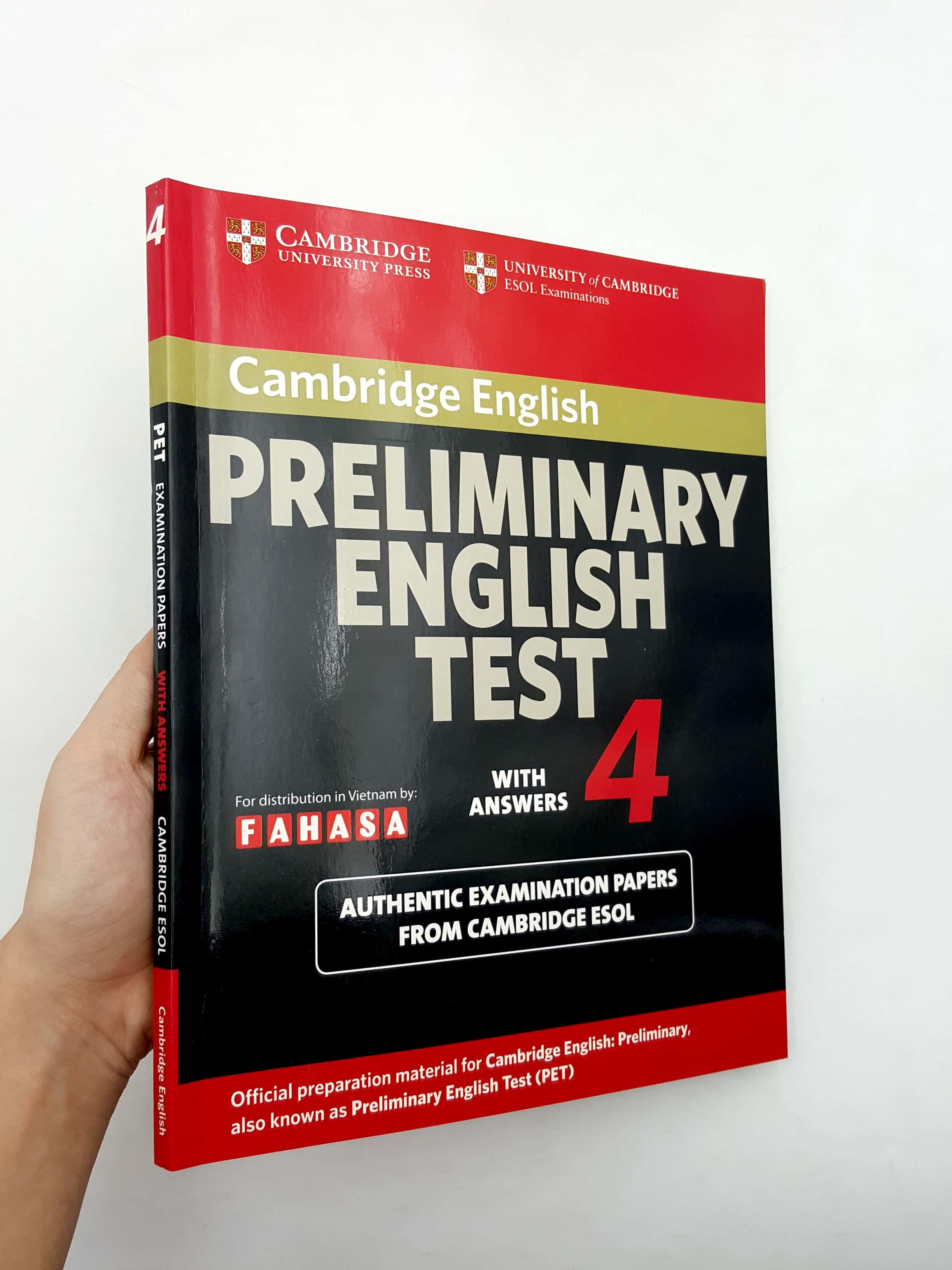 Cambridge Preliminary English Test 4 Student