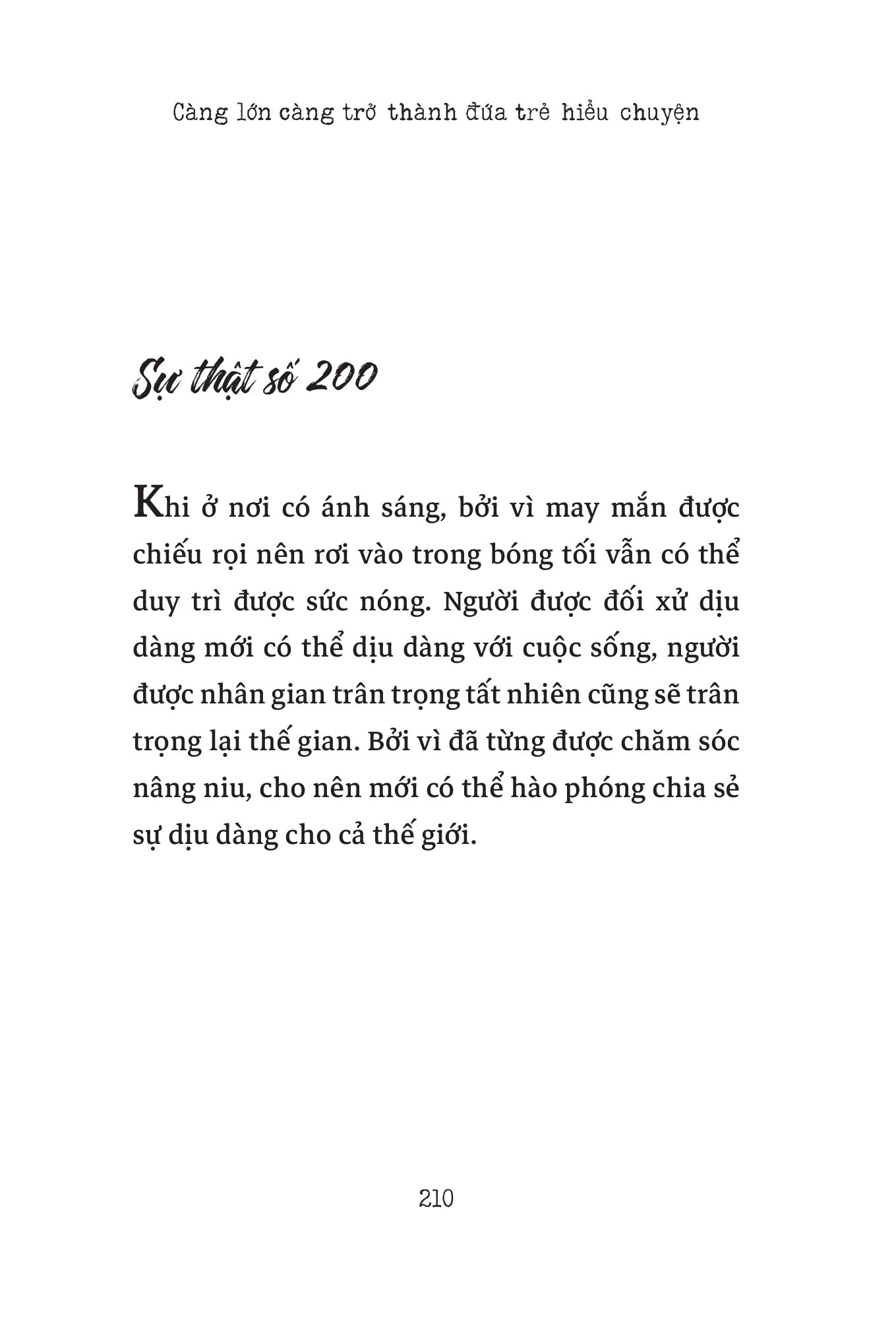 Sách Càng Lớn Càng Trở Thành Đứa Trẻ Hiểu Chuyện - Đoàn Đoàn