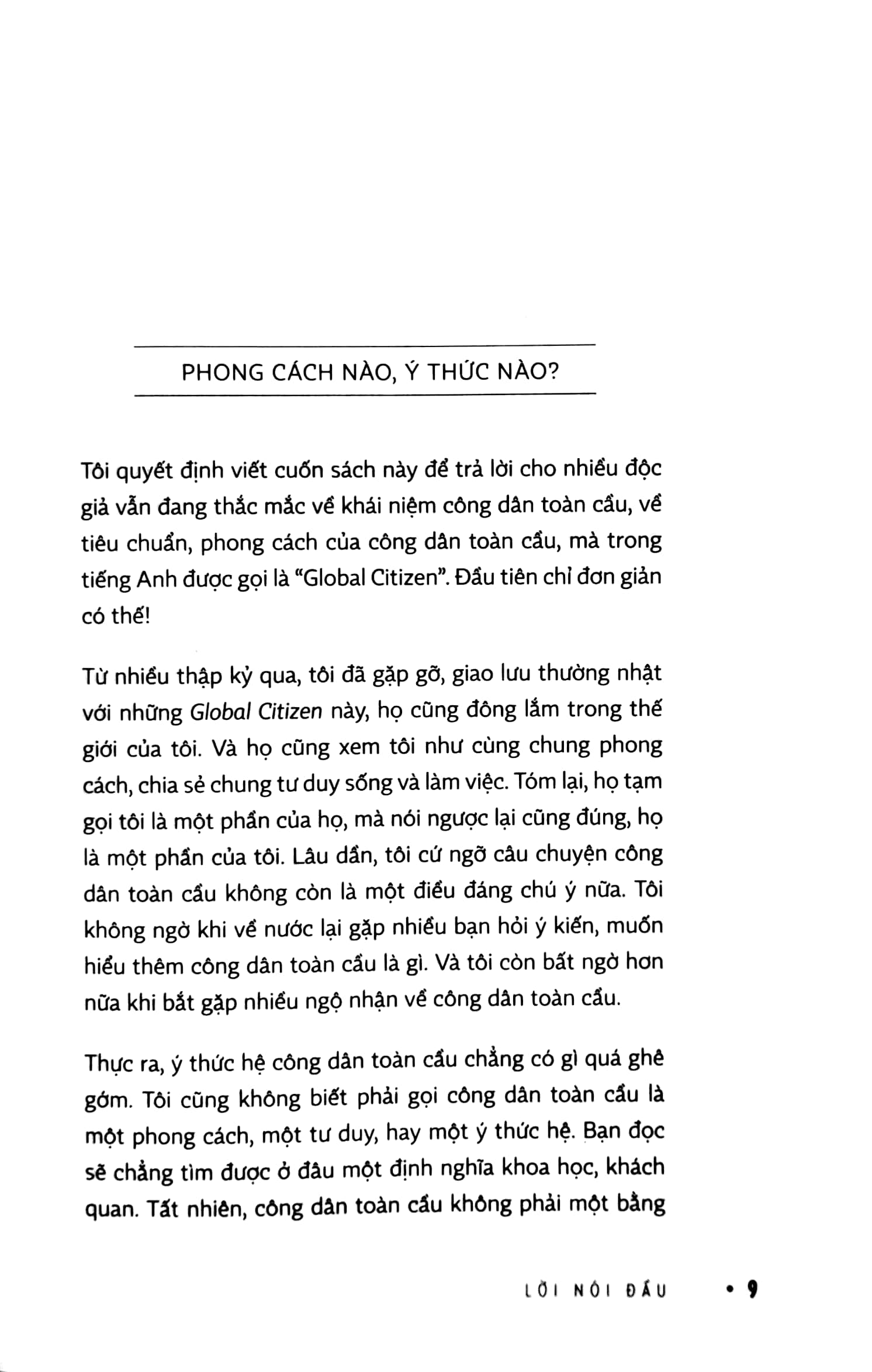Công dân toàn cầu - Công dân vũ trụ (Phan Văn Trường)
