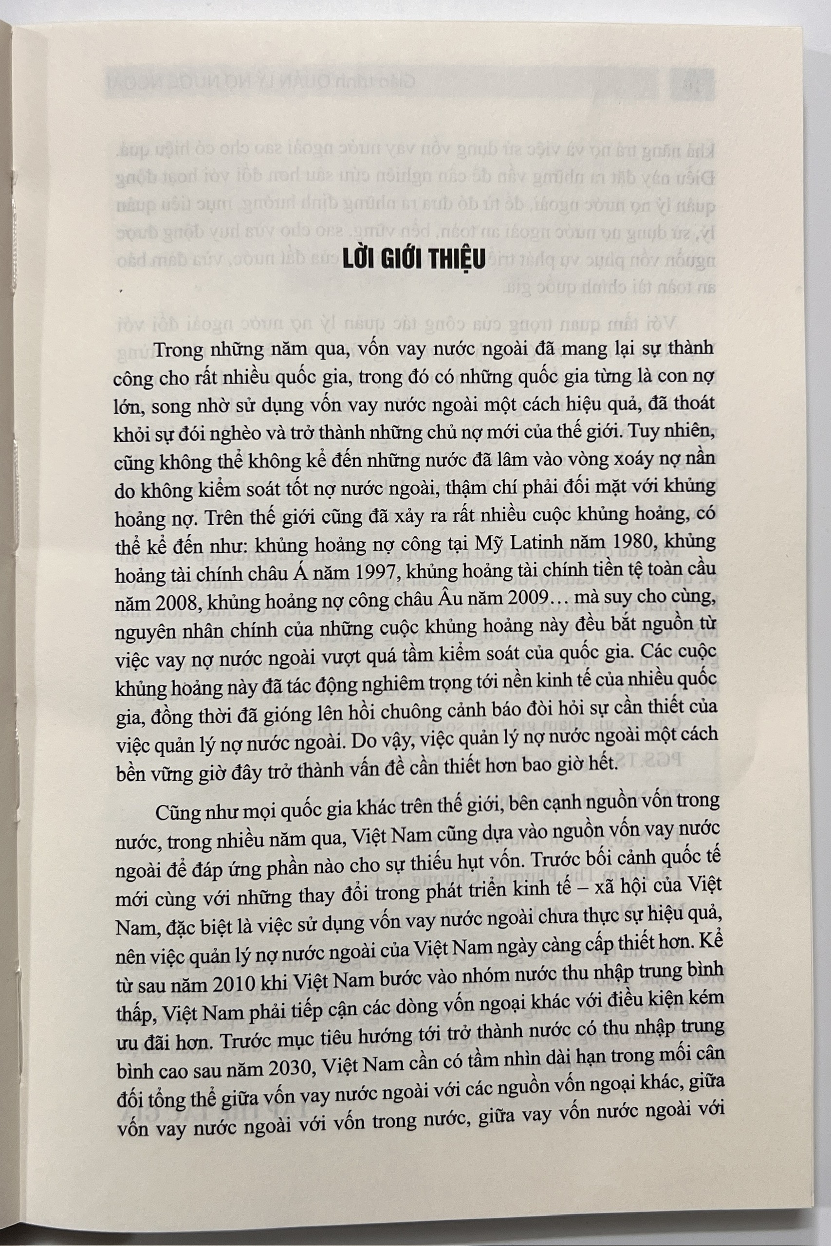 Sách - Giáo Trình Quản Lý Nợ Nước Ngoài