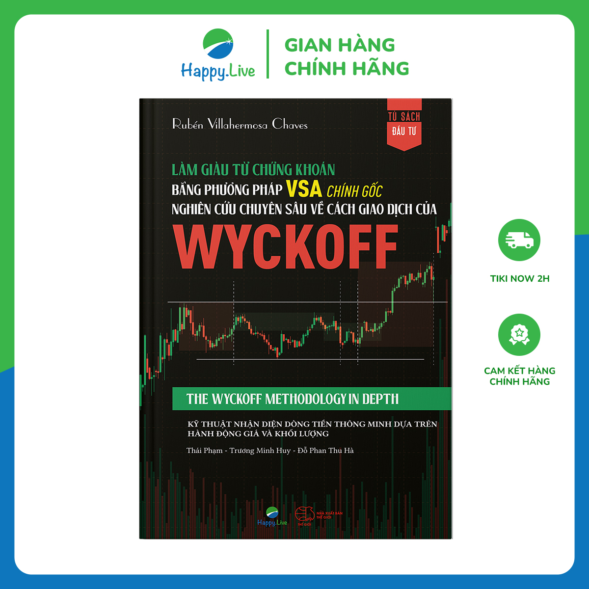 Bộ sách giao dịch theo Wyckoff - Làm giàu từ chứng khoán bằng phương pháp VSA chính gốc - Happy Live