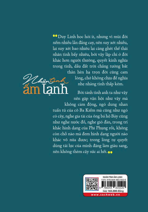 Hồ Biểu Chánh - Nhân tình ấm lạnh (Tái bản 2024)