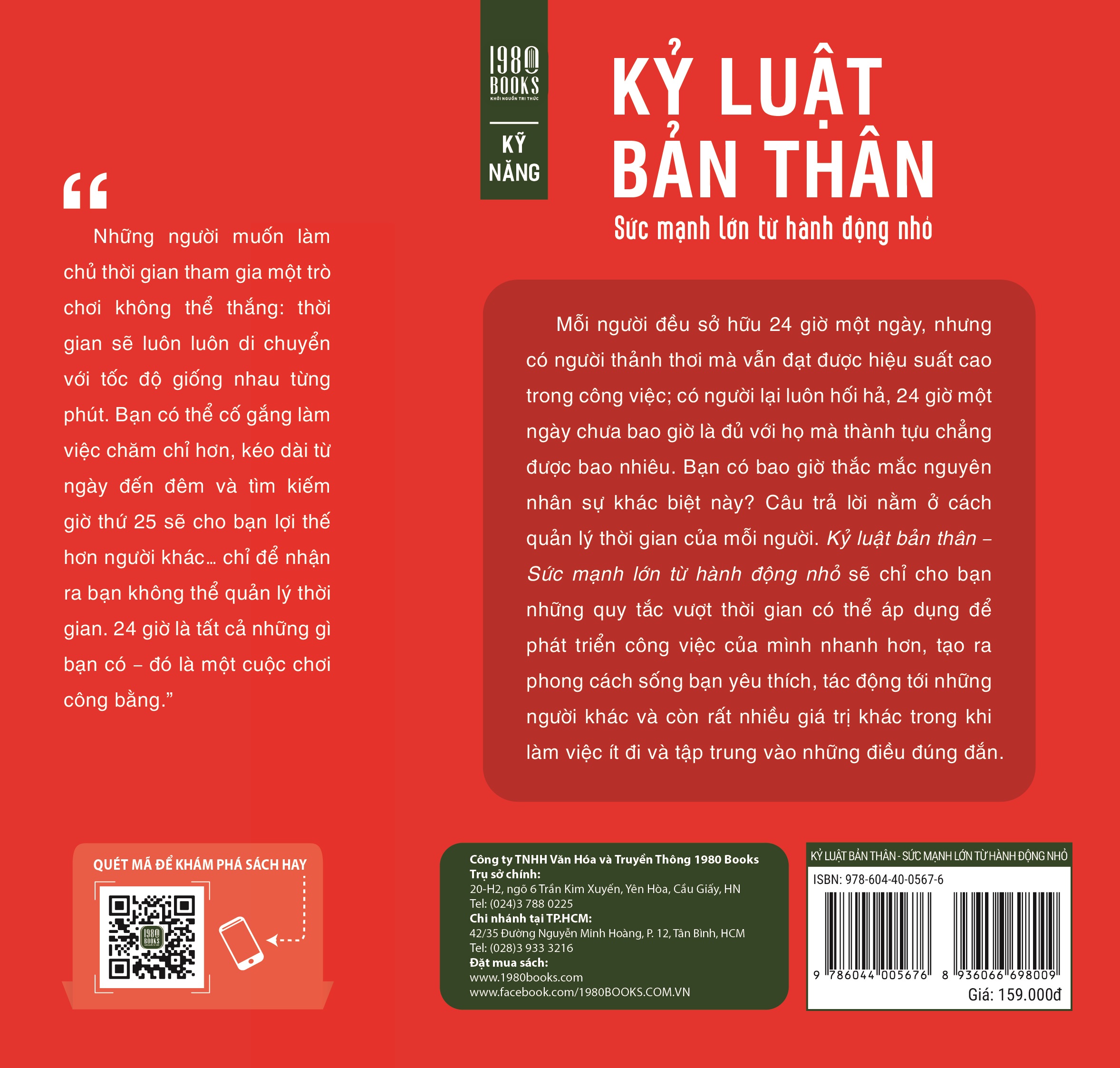 Sách - Kỷ Luật Bản Thân Sức Mạnh Lớn Từ Hành Động Nhỏ