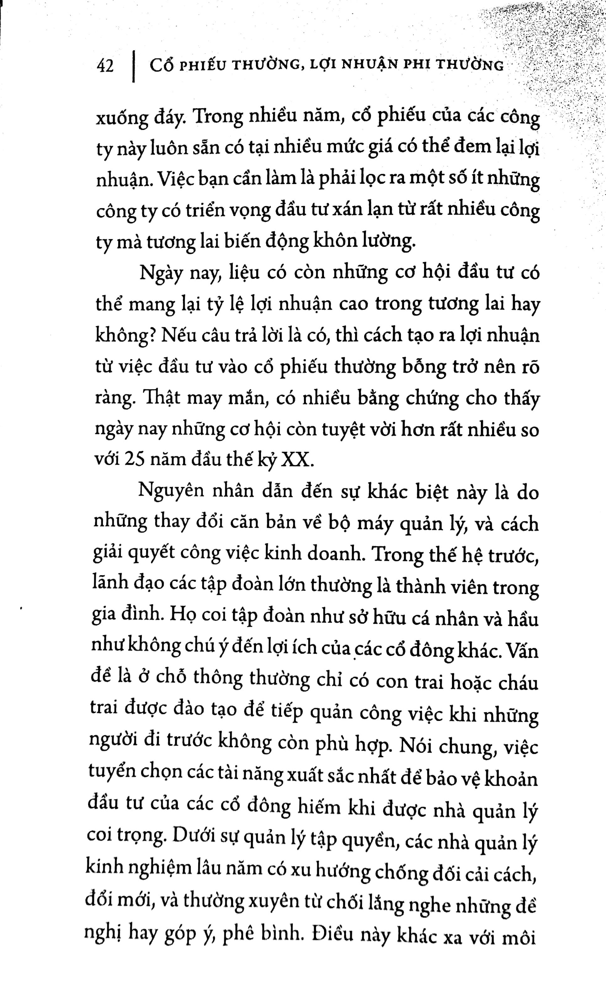 Cổ Phiếu Thường, Lợi Nhuận Phi Thường (Tái Bản)