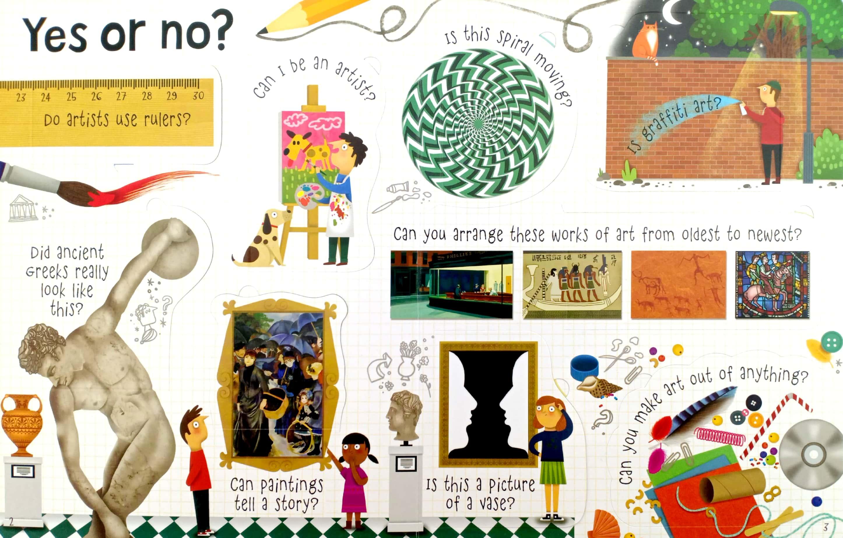 Usborne Lift-the-Flap Questions and Answers about Art