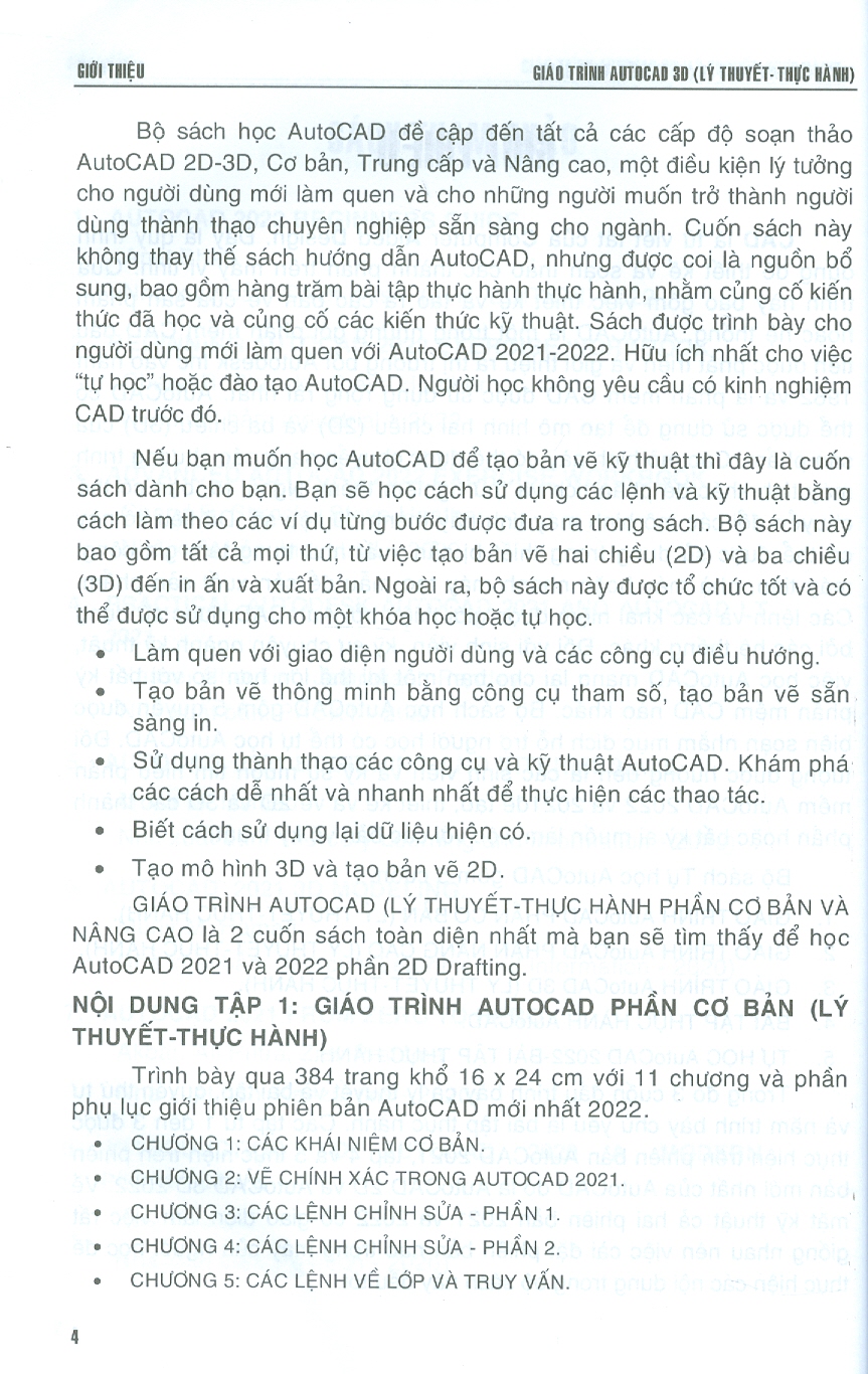 Giáo Trình Autocad 3D - Lý Thuyết & Thực Hành