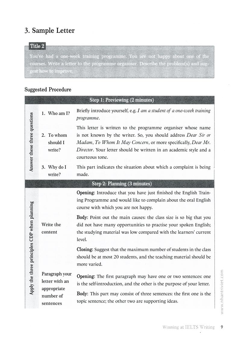 Winning At IELTS Writing (Không CD)