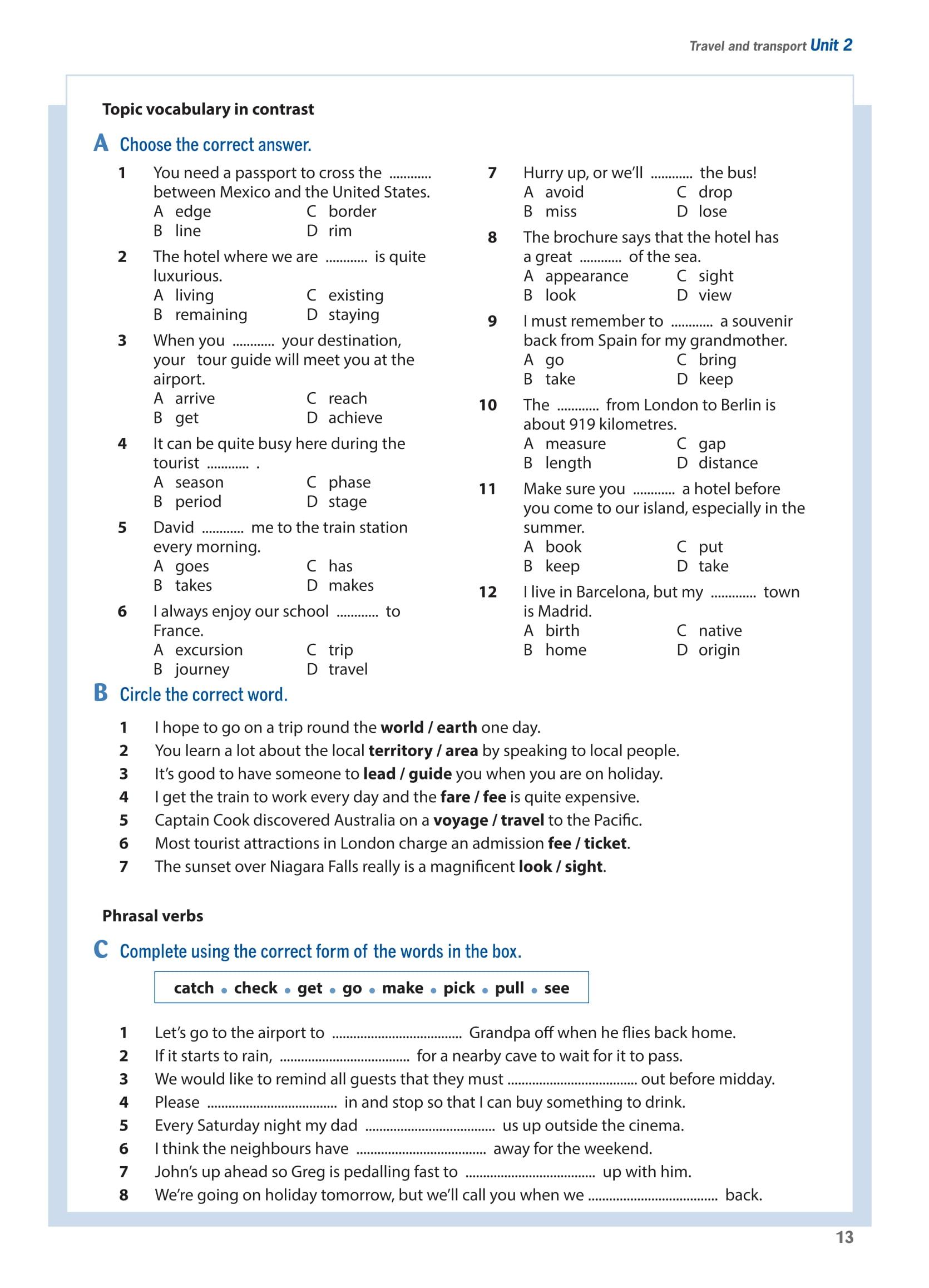 Destination B2 - Grammar And Vocabulary with Answer Key (Tái Bản)