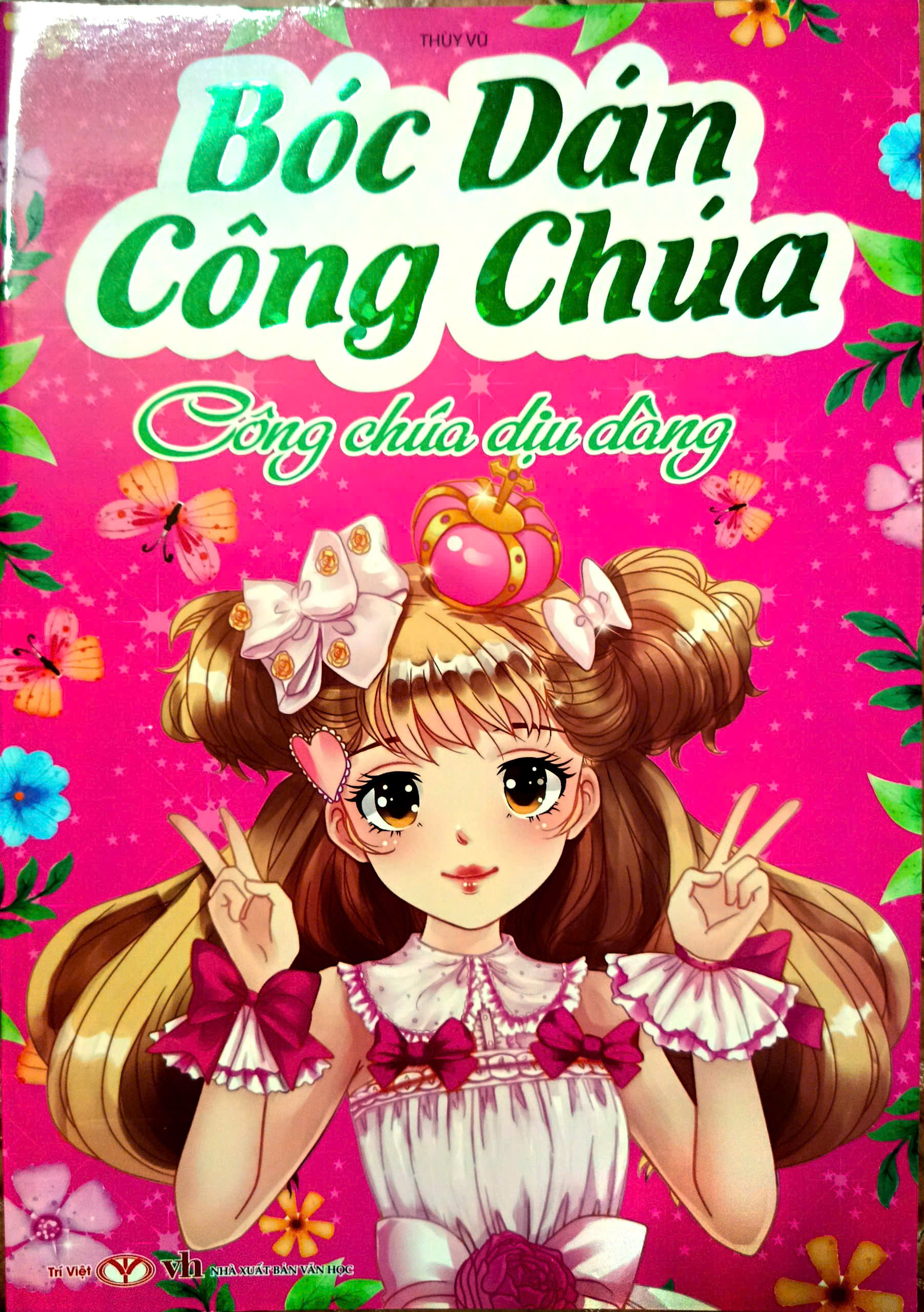 Combo Bộ Bóc Dán Công Chúa Xinh Đẹp - Bộ 9 Cuốn + Tặng Túi Mù Ngẫu Nhiên