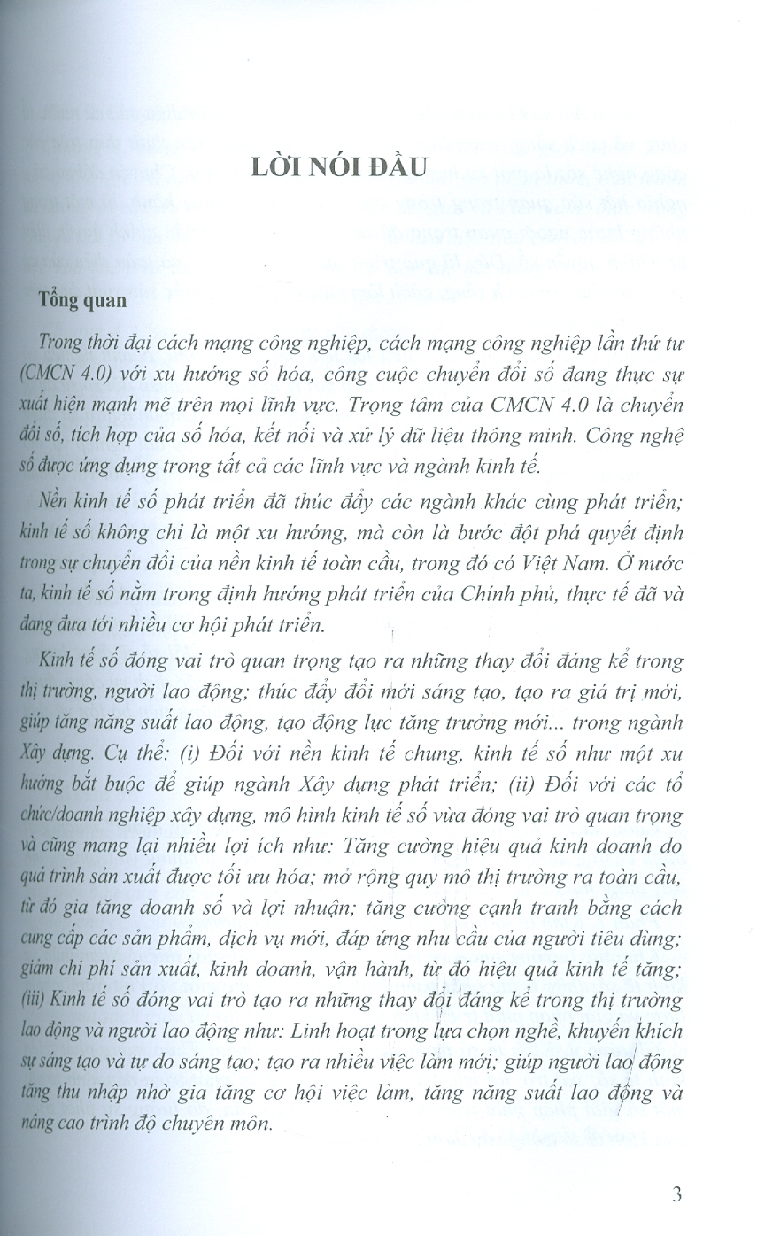 Kinh Tế Số Và Chuyển Đổi Số Trong Xây Dựng -PGS. TS. Bùi Mạnh Hùng, TS. Nguyễn Thị Thanh Huyền, ThS. Bùi Quang Linh