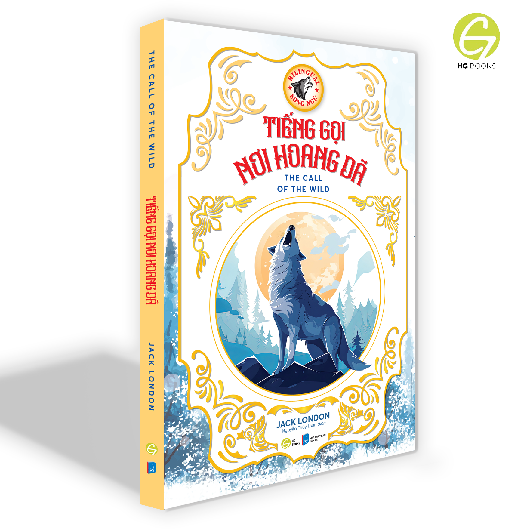Tiếng gọi nơi hoang dã - Sách song ngữ kinh điển, có note từ vựng tặng kèm file nghe - HG Books