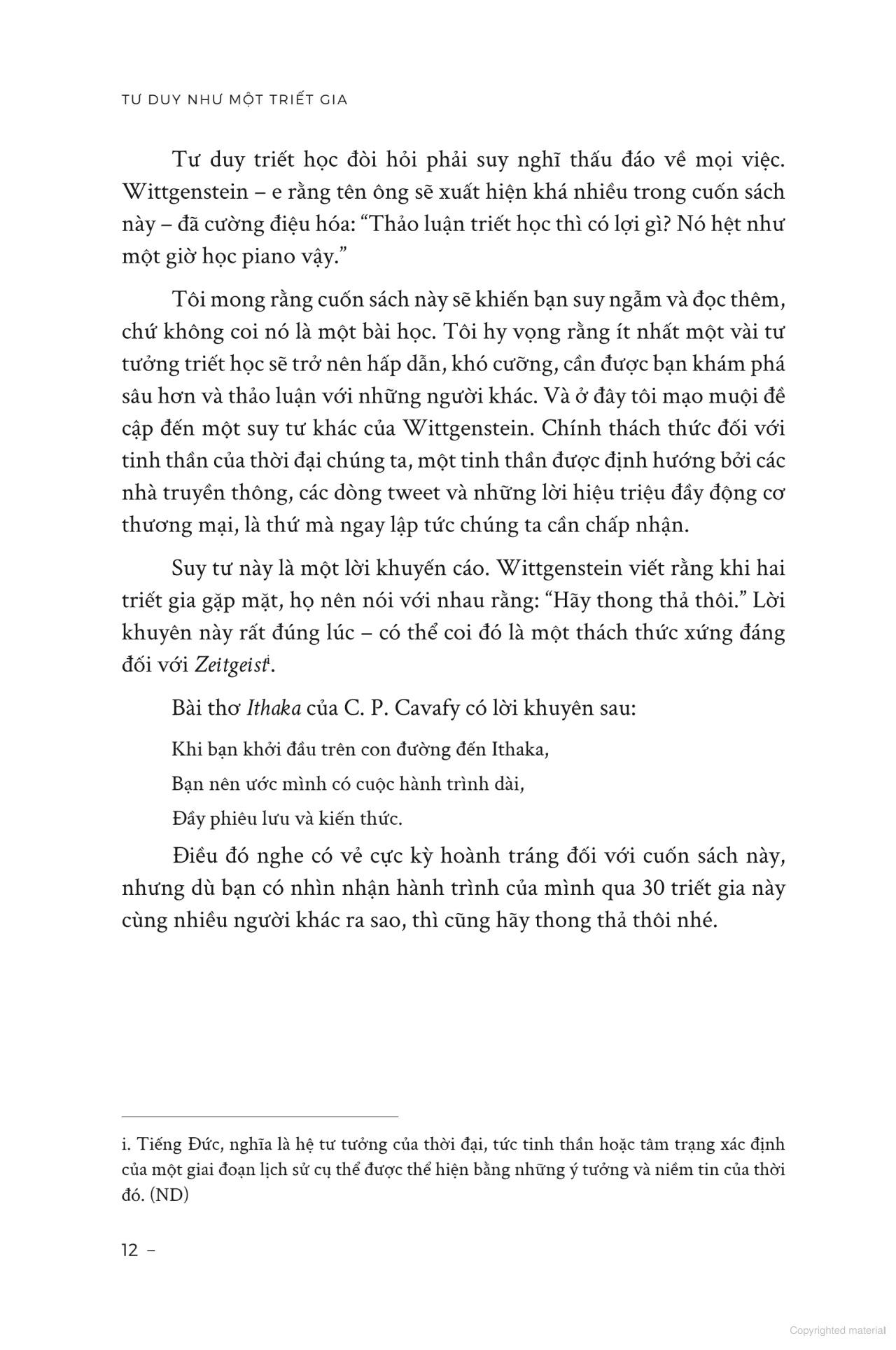 Sách - Tư Duy Như Một Triết Gia