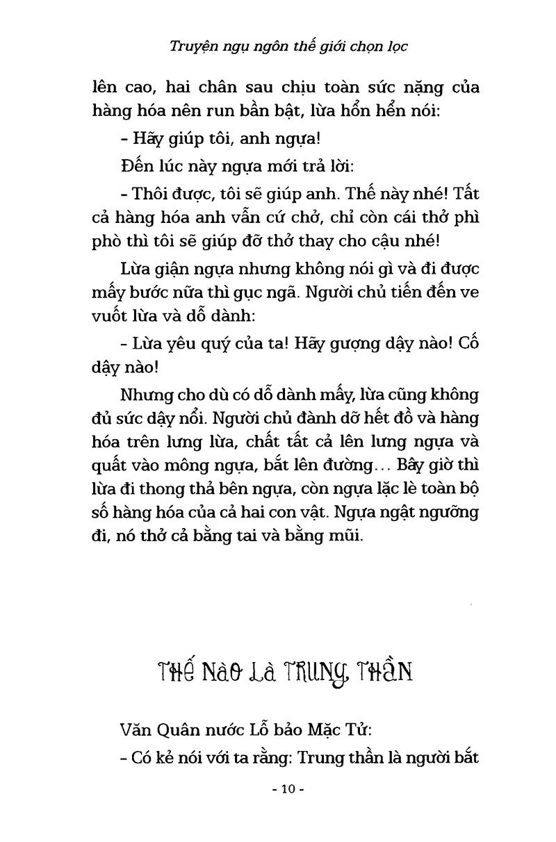 Truyện Ngụ Ngôn Thế Giới Chọn Lọc - Con Mèo Ngoan Đạo