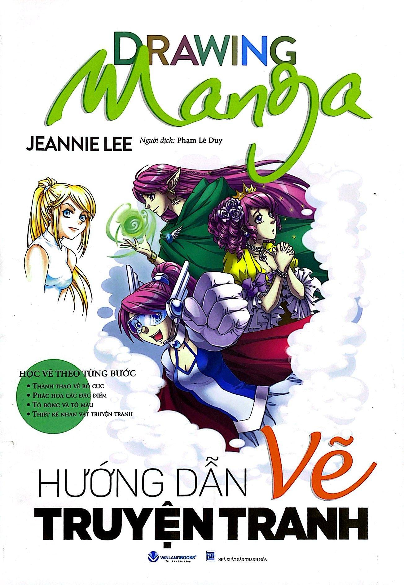 Sách - Drawing Manga - Học Vẽ Theo Từng Bước - Hướng Dẫn Vẽ Truyện Tranh