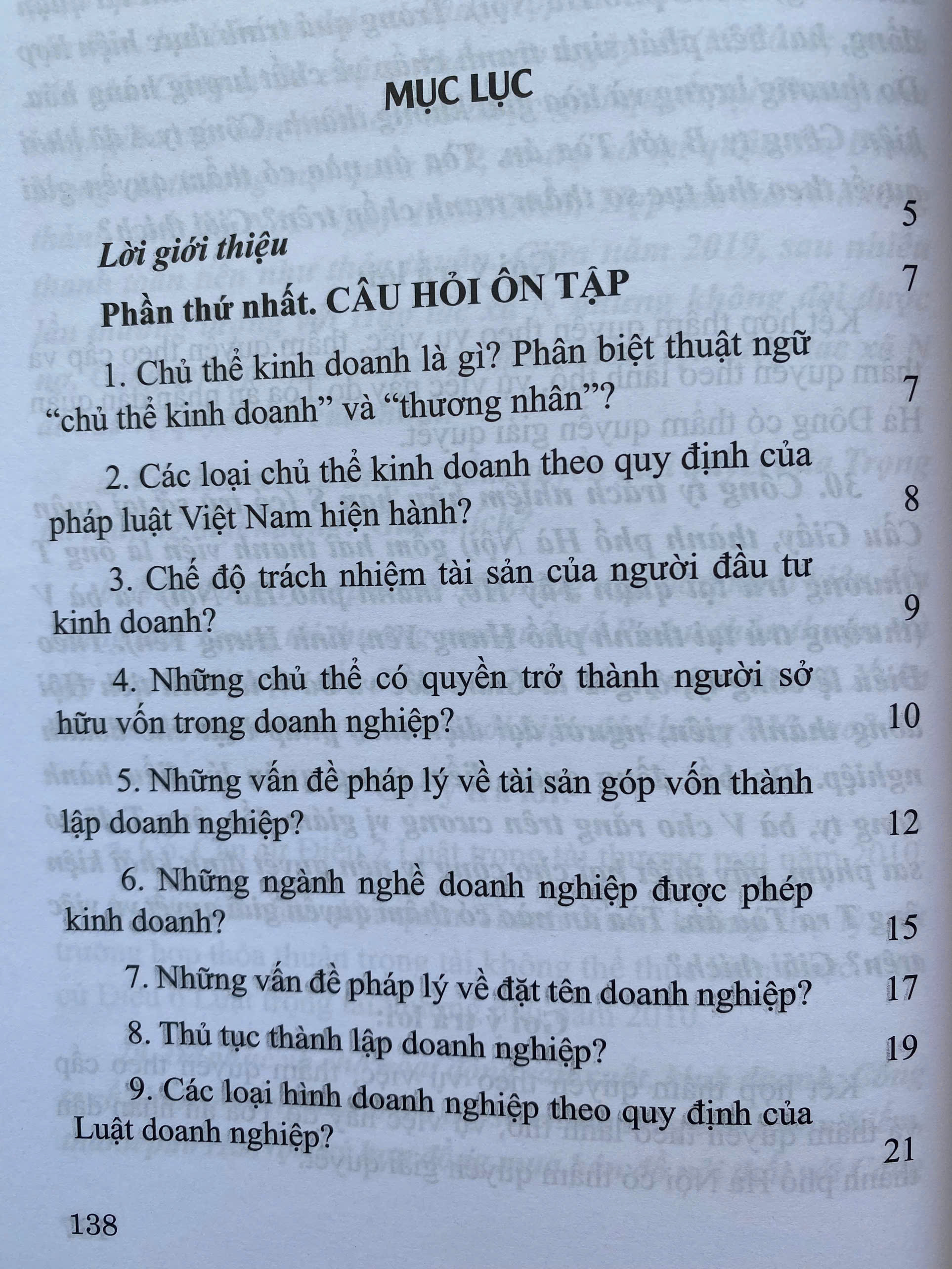 Hướng Dẫn Ôn Tập Môn Học Luật Kinh Tế