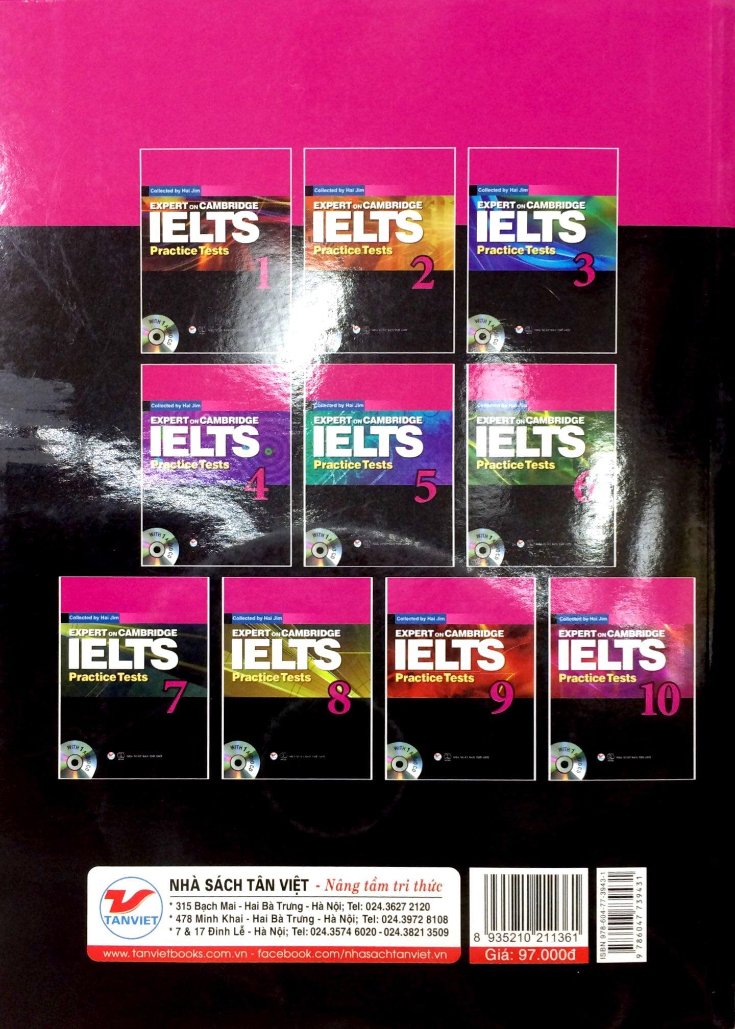 Expert On Cambridge IELTS Practice Tests 6 (Kèm CD)