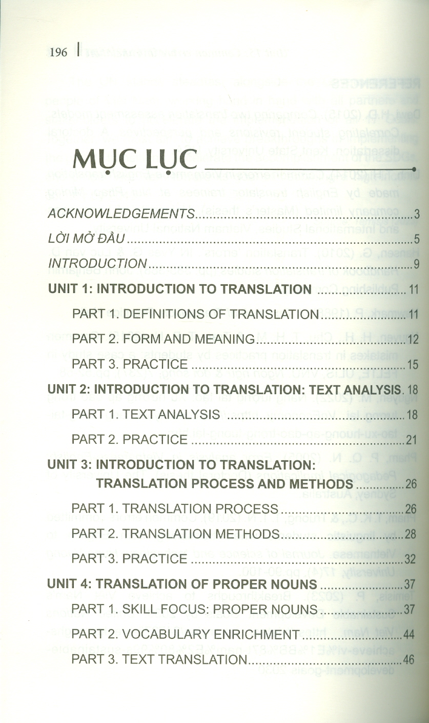 Translation 1 - Trường Đại học Ngoại Thương ; TS. Nguyễn Thị Dung Huệ chủ biên, ThS. Nguyễn Phương Linh, ThS. Lê Khánh Minh, ThS. Nguyễn Thị Lan Anh