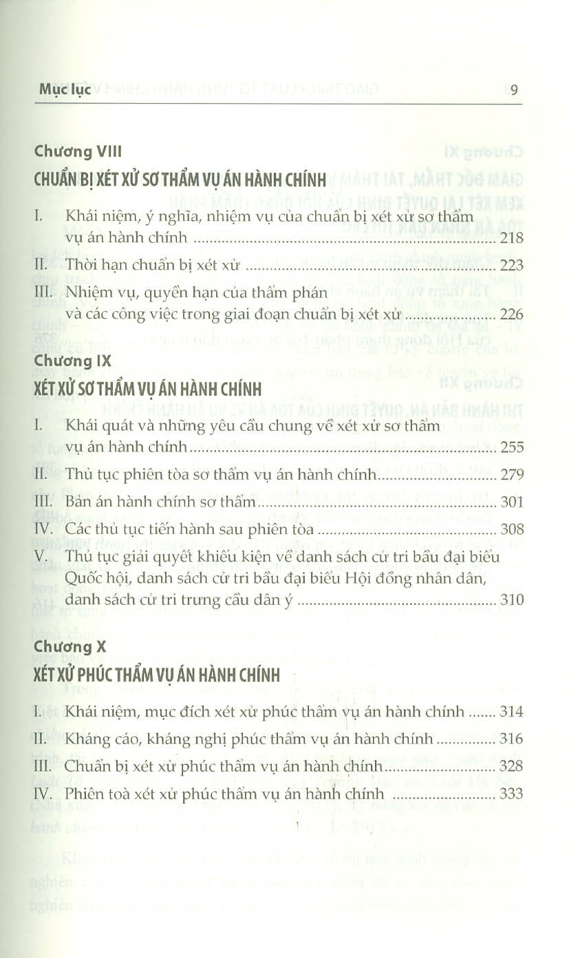 Giáo Trình Luật Tố Tụng Hành Chính Việt Nam - GS. TS. Phạm Hồng Thái, PGS.TS. Bùi Tiến Đạt (Đồng chủ biên) - Tái bản lần thứ nhất - (Bìa mềm)