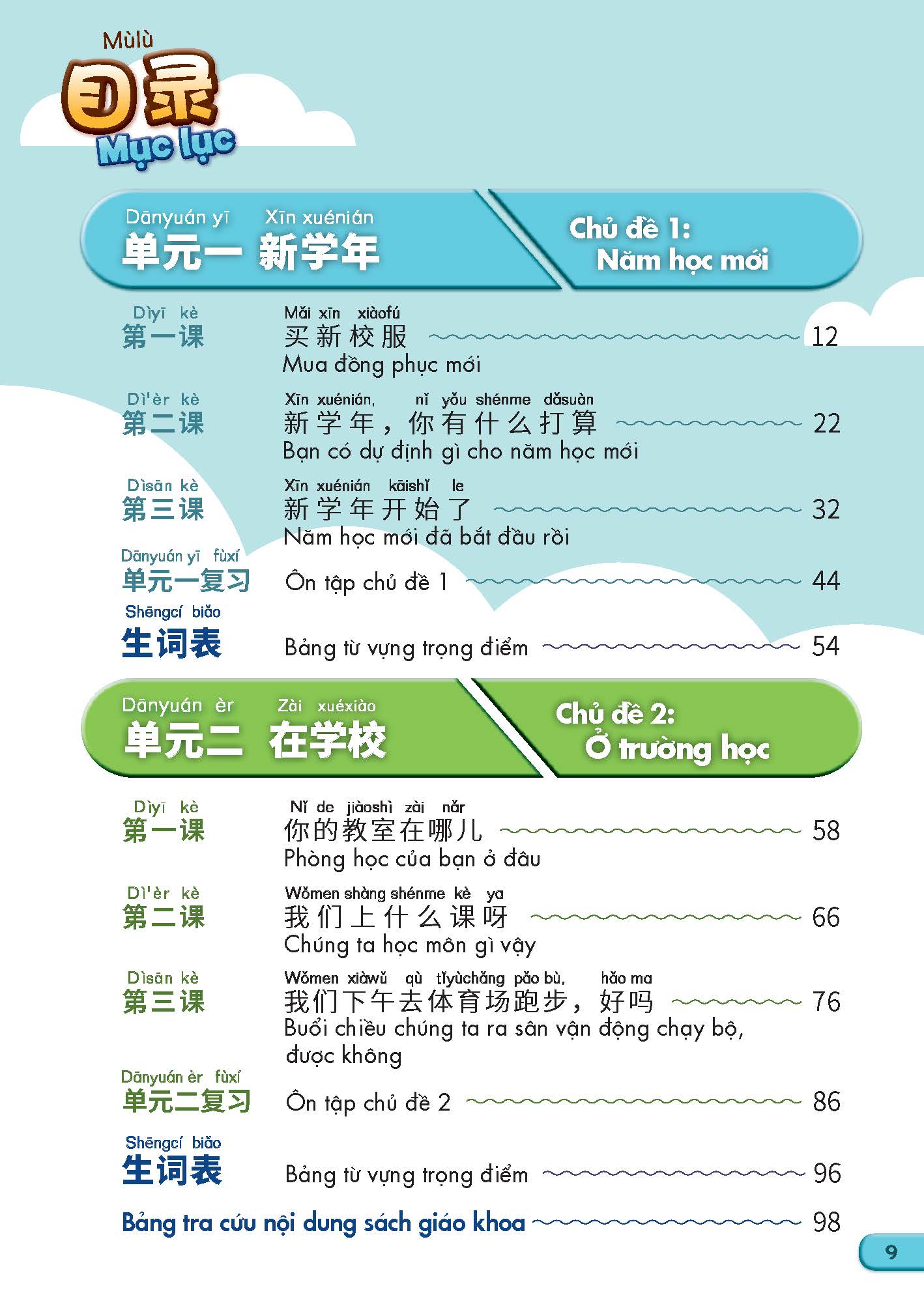 Sách tiếng Trung Quốc 5 - Sách bài học Tập 1 & 2