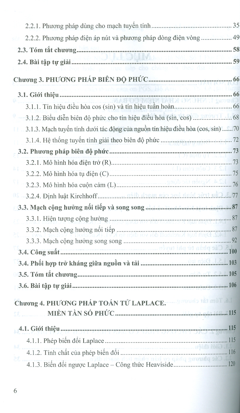 Bài giảng Lý Thuyết Mạch - Nguyễn Hữu Phát (Chủ biên), Đào Lê Thu Thảo