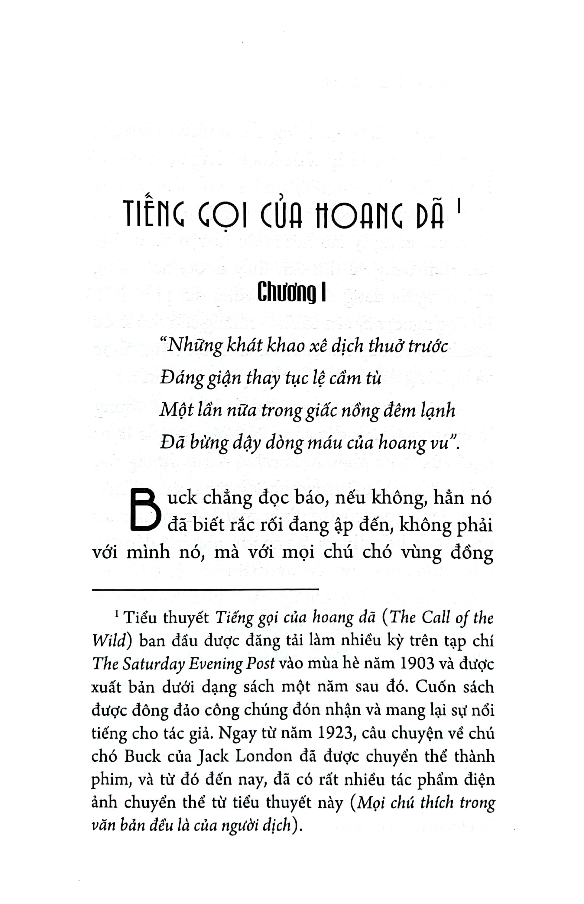 Tiếng Gọi Của Hoang Dã